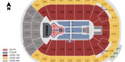 Rogers arena vankūverā sēdvietu karte