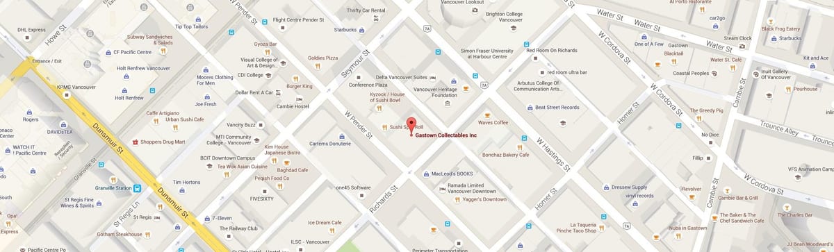 karte gastown vancouver bc