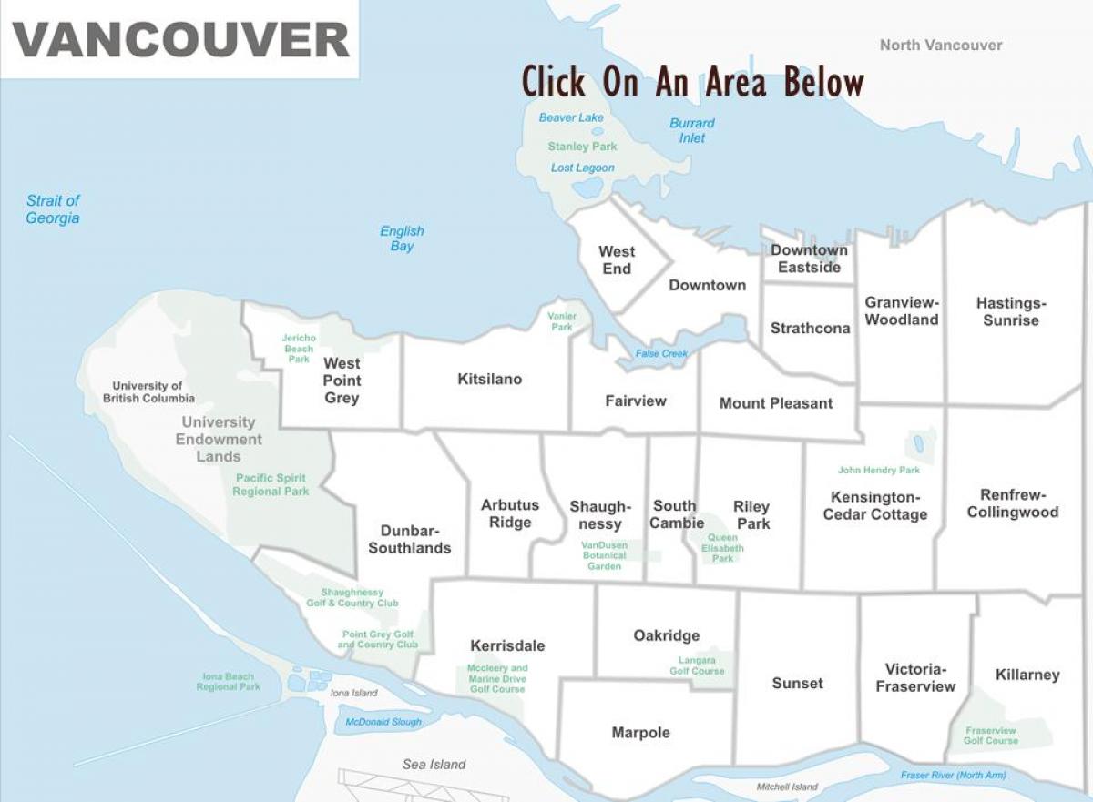 vancouver nekustamo īpašumu kartē