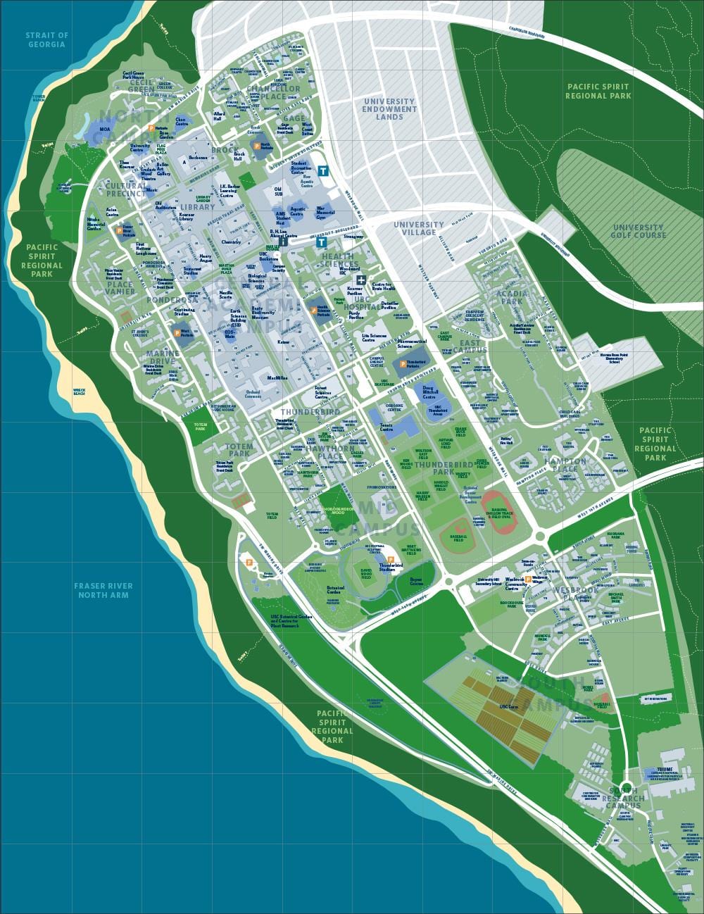 Karte ubc vankūverā