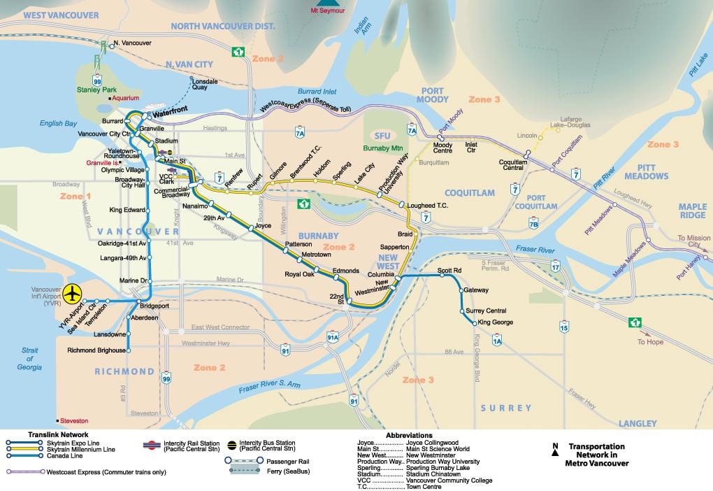 vancouver bc metro karte