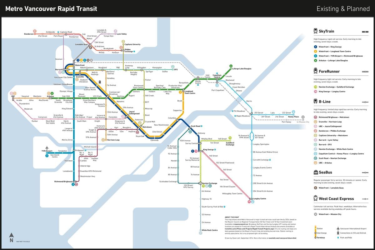 translink kanādas tiešsaistes karte