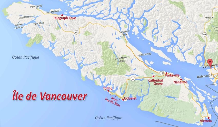Karte vancouver island zelta prasību 