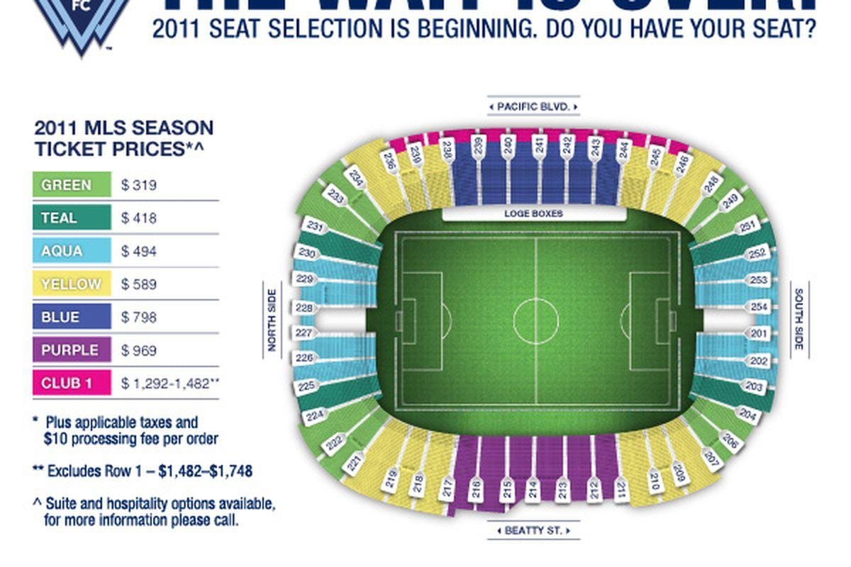 bc place stadium sēdvietu karte