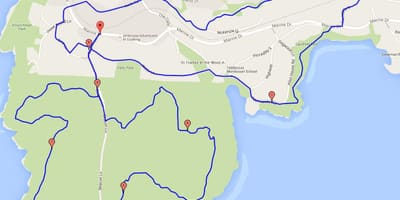 Bāka parks vankūverā karte