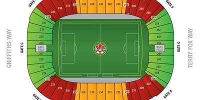 Bc place stadium karte