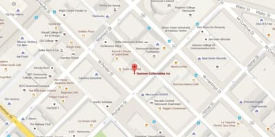 Karte gastown vancouver bc