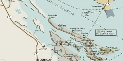 Karte vancouver island un persijas līča salām