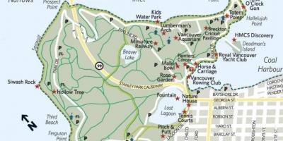 Karte lumberman arch stanley park
