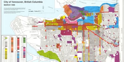 West vancouver zonējuma karte