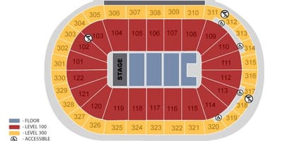 Rogers arena vārtiem karte