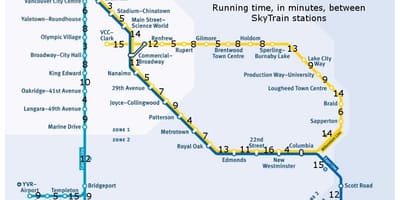Vankūveras dzelzceļa stacija map