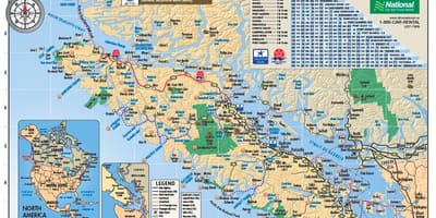 Karte vancouver island rv parki