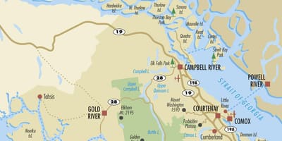 Campbell river karti, vancouver island
