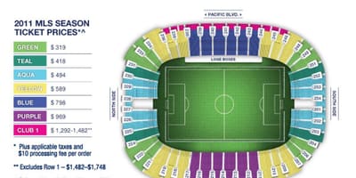 Bc vieta whitecaps sēdvietu karte